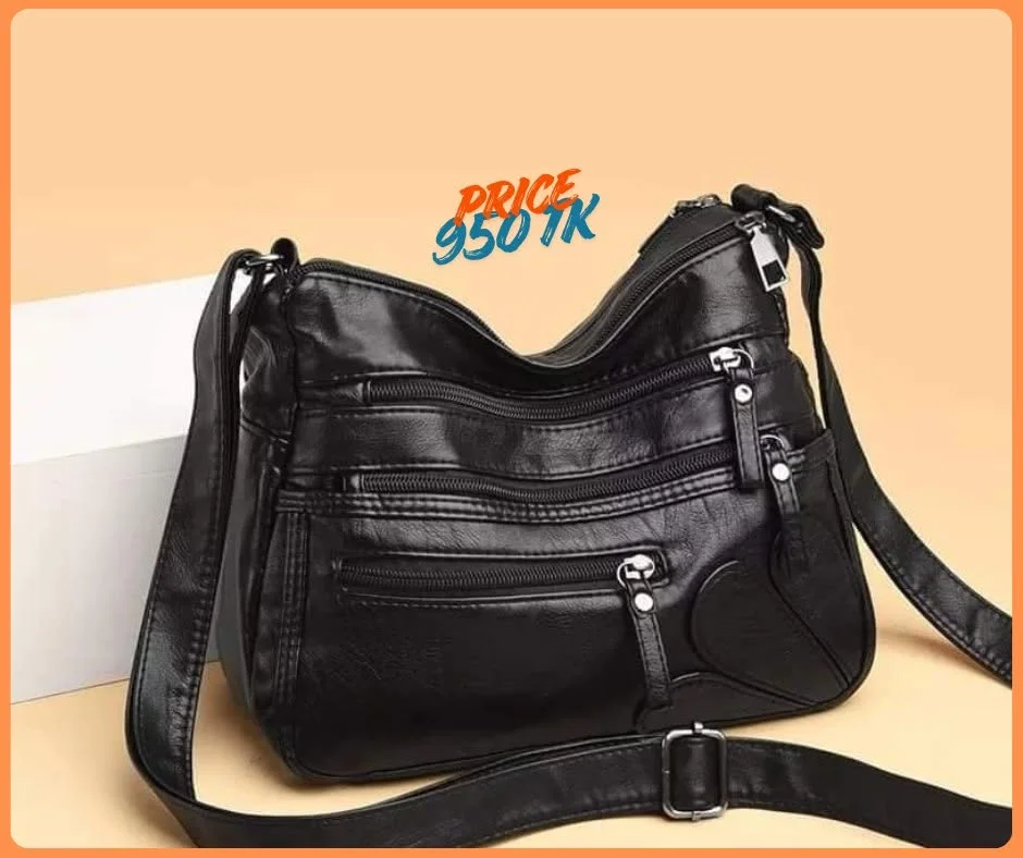 Casual Flower Bag - Black