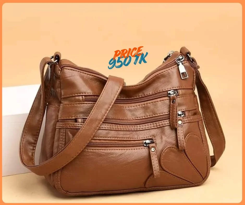Casual Flower Bag - Yellow Brown