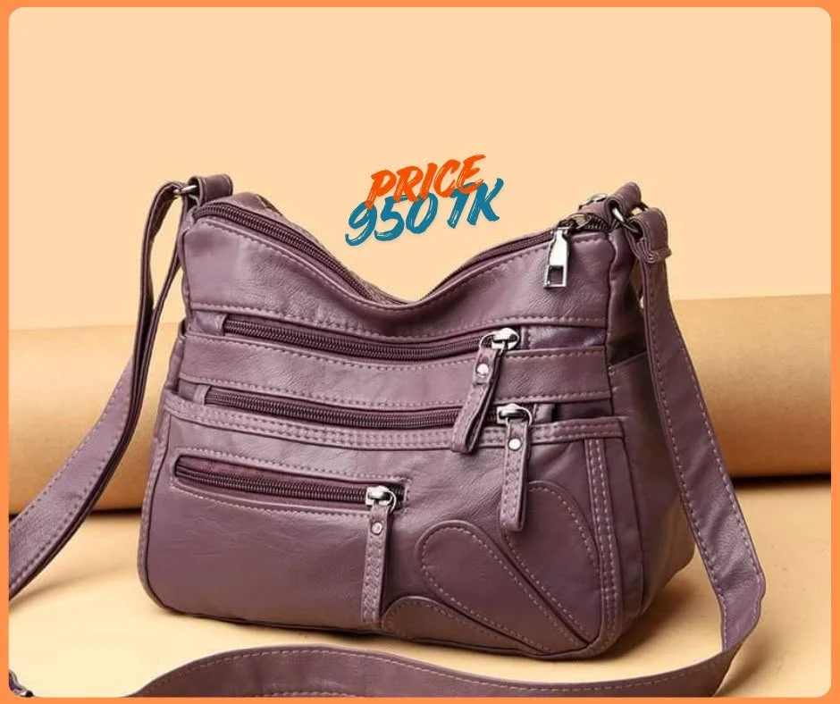 Casual Flower Bag - Purple 