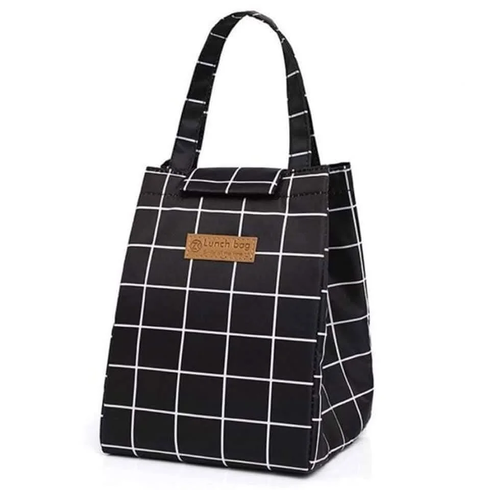 Luncg Bag - Black Check
