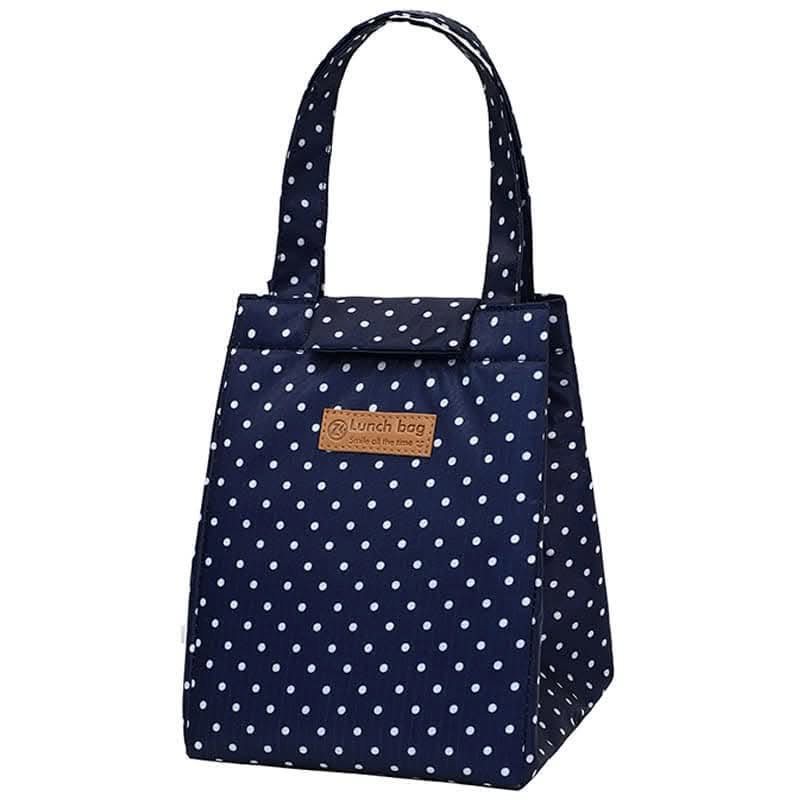 Lunch Bag - Black Dot