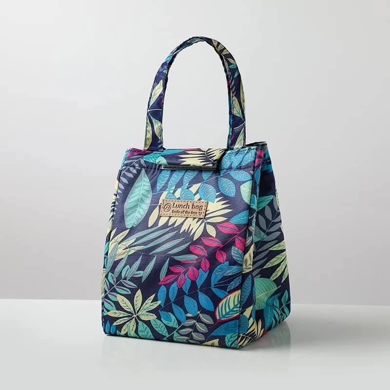 Lunch Bag - Green Leaf(ln)