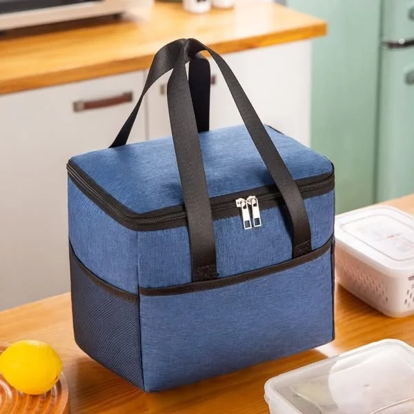 Lunch Bag Square - Blue